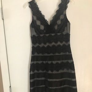 Evening out, wedding, party dress. Lace and satin